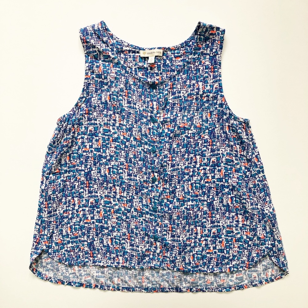 Tucker + Tate Blue & Orange Tank Top Size XL 14-16